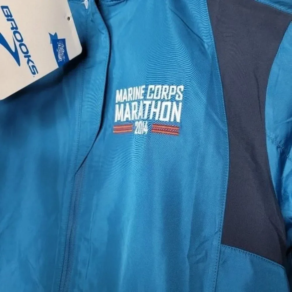 Brooks Marine Corps 2014 Windbreaker Jacket Medium - Picture 14 of 15